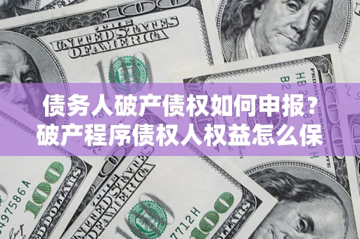 北京债务人破产债权如何申报？破产程序债权人权益怎么保障？