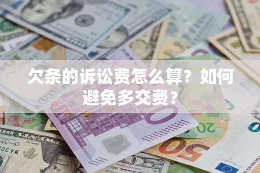 北京欠条的诉讼费怎么算？如何避免多交费？