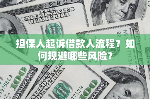 北京担保人起诉借款人流程？如何规避哪些风险？