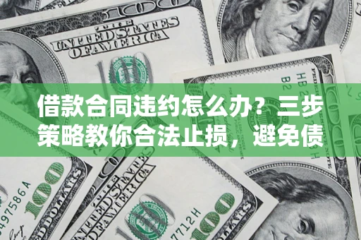北京借款合同违约怎么办？三步策略教你合法止损，避免债务危机升级