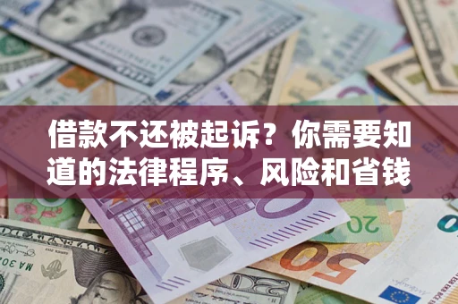 北京借款不还被起诉？你需要知道的法律程序、风险和省钱技巧